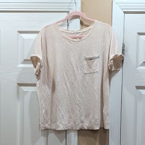 Escada Neutral Powder Knit Top